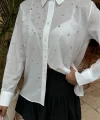 Taş Çakımlı Vual Gömlek 3443