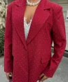 Taş Detaylı Premium Blazer Ceket 6122