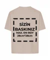 Tişört Tasarla 24/1 Kumaş - Bej