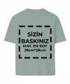 Tişört Tasarla 24/1 Kumaş - Gri
