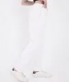 Üç İplik Baskılı Eşofman Pantolon  Beyaz
