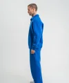 Üç İplik Uzun Kol Yakalı Eşofman Takım - Mavi