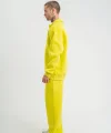Üç İplik Uzun Kol Yakalı Eşofman Takım - Sarı