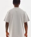 Unisex Baskılı Oversize T-Shirt - Gri