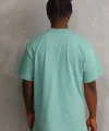 Unisex Baskılı Oversize T-Shirt - Mint Yeşili