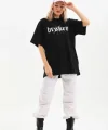 Unisex Baskılı Oversize Thirt  iyah