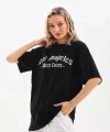 Unisex Baskılı Oversize Thirt  iyah