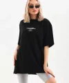 Unisex Baskılı Oversize Thirt  iyah
