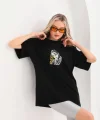 Unisex Baskılı Oversize Thirt  iyah