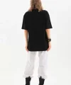 Unisex Bisiklet Yaka 20/1 Düz Oversize Thirt  iyah