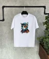 Unisex Çocuk Baskılı T-Shirt - Beyaz