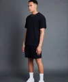Unisex Düz Şortlu Takım - Siyah