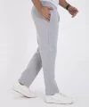 Unisex Üç İplik Basic Eşofman Özel Tasarım Pantolon - Gri