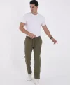 Unisex Üç İplik Basic Eşofman Özel Tasarım Pantolon - Haki