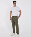 Unisex Üç İplik Basic Eşofman Pantolon - Haki