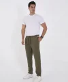 Unisex Üç İplik Basic Eşofman Pantolon - Haki