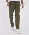 Unisex Üç İplik Basic Eşofman Pantolon - Haki