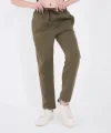 Unisex Üç İplik Basic Eşofman Pantolon - Hakİ