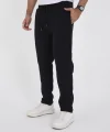 Unisex Üç İplik Basic Eşofman Pantolon - Siyah