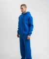 Unisex Uzun Kol Kapşonlu Eşofman Takım - Mavi