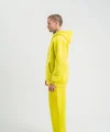 Unisex Uzun Kol Kapşonlu Eşofman Takım - Sarı