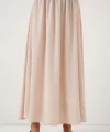Uzun Ayrobin Etek 8050 - Bej