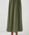Uzun Ayrobin Etek 8050 - Haki