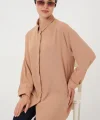 Uzun Gömlek Tunik 5945 - Bisküvi