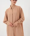 Uzun Gömlek Tunik 5945 - Bisküvi