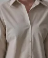 Uzun Kol Gömlek - Bej