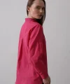 Uzun Kol Gömlek - Fuşya