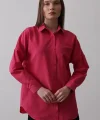 Uzun Kol Gömlek - Fuşya