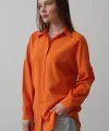 Uzun Kol Gömlek - Oranj