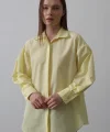 Uzun Kol Gömlek - Sarı