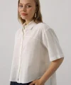 Yarım Kol Gömlek - Beyaz