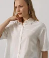 Yarım Kol Gömlek - Beyaz