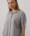Yarım Kol Gömlek - Gri