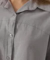 Yarım Kol Gömlek - Gri
