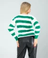 Yeşil Çizgili Triko