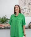 Yeşil Gömlek Ve Pantolon Takım