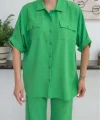 Yeşil Gömlek Ve Pantolon Takım