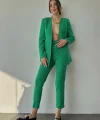Yeşil por Ceket Ve Pantolon Takım
