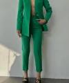 Yeşil por Ceket Ve Pantolon Takım