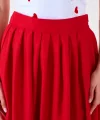 Yırtmaçlı Etek  Kırmızı