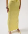 Yüksek Bel Dokulu Etek