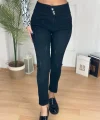 Yüksek Bel ikralı Jean Pantolon 90 Cm