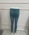 Yüksek Bel Likralı Jean Pantolon 90 Cm