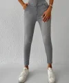 Yüksek Bel Likralı Jean Pantolon 90 Cm