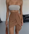 ZIBA DETAYI TAARI ETEK KUYRUK DETAYI  Kahverengi