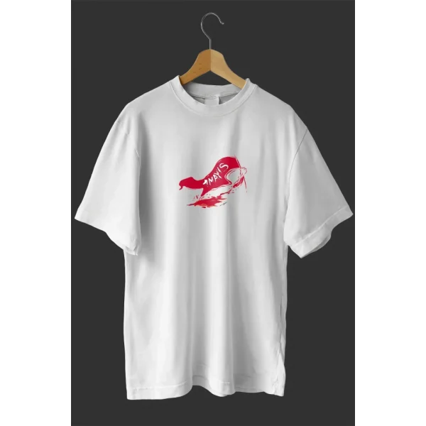 1 Mayıs Emekçilerimiz İçin Özel Tasarım 1 Mayıs Baskılı T-shirt - Beyaz